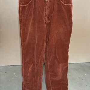 Sears Women’s Wide-Leg Corduroy Jeans in Rust